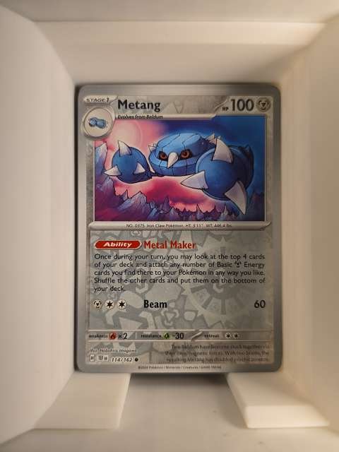 The actual card, as photographed